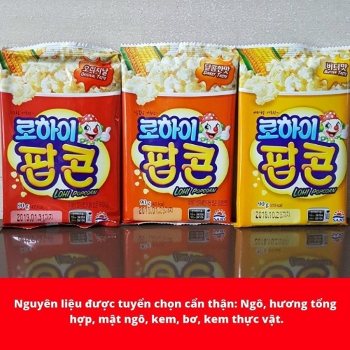 BỎNG NGÔ LOHI  VỊ BƠ SAJO HÀN QUỐC 90G