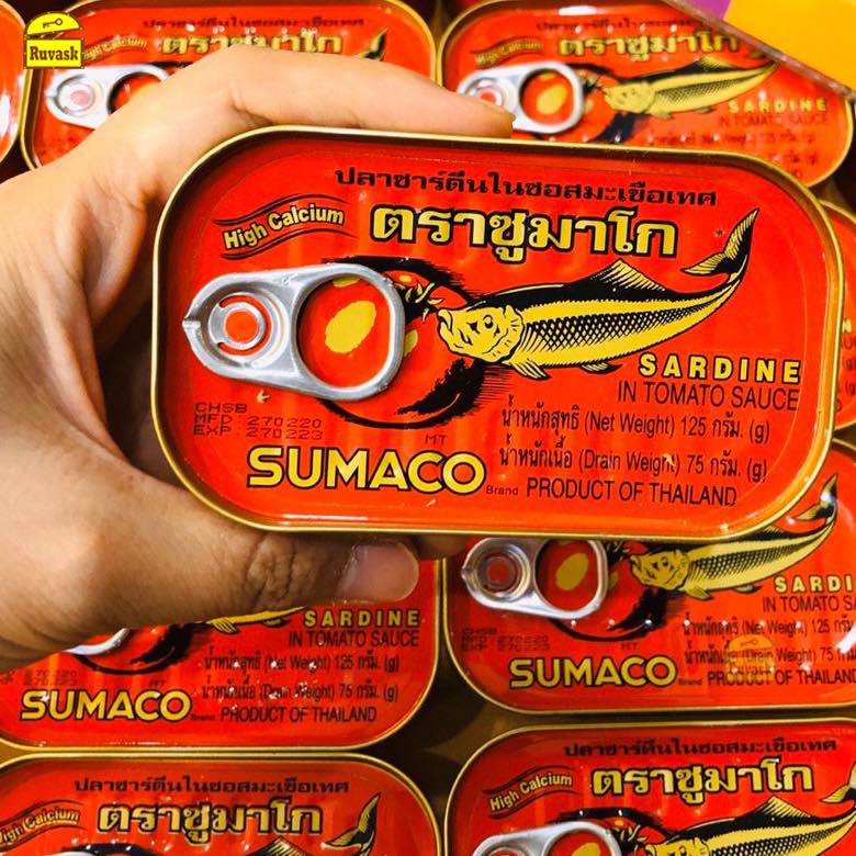 CÁ MÒI HỘP THÁI LAN SUMACO - Bubu Fresh