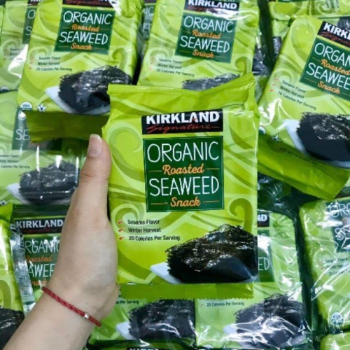 Rong biển sấy khô ăn liền Kirkland Organic Seaweed