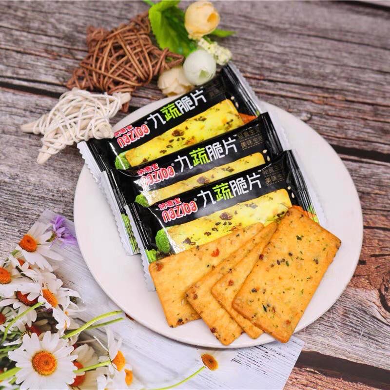 BÁNH QUY 10 LOẠI RAU CỦ NAZIBA - Bubu Fresh