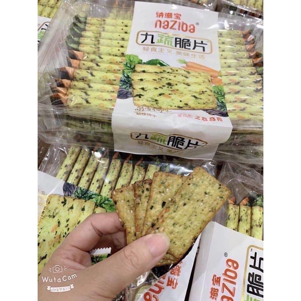 BÁNH QUY 10 LOẠI RAU CỦ NAZIBA - Bubu Fresh