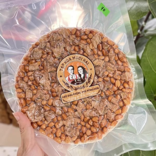 Kẹo đậu phộng phủ bông dừa
