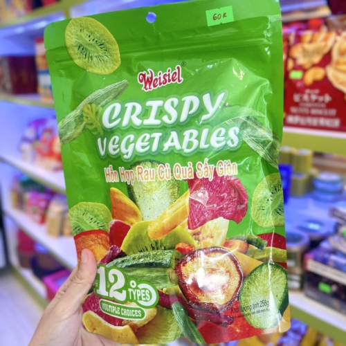 Rau củ quả sấy giòn Weisiel Crispy vegetables